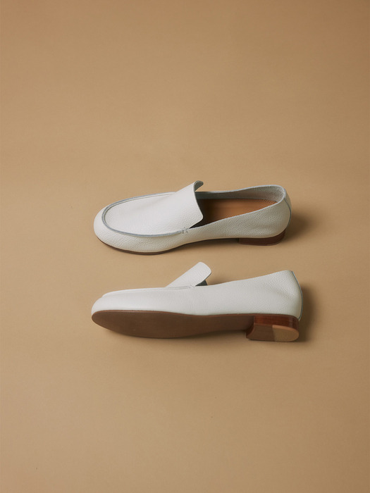 Cloud Leather Loafer White