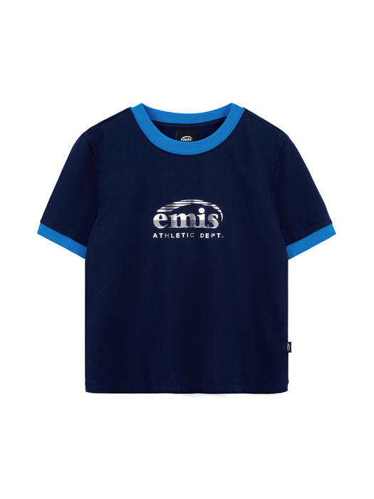 RINGER SPORTY T-SHIRT-NAVY/BLUE