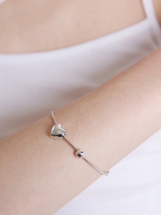 Chubby heart ball Bracelet