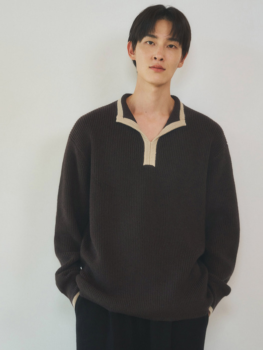 Always Hachi Line Wool Knit 2color