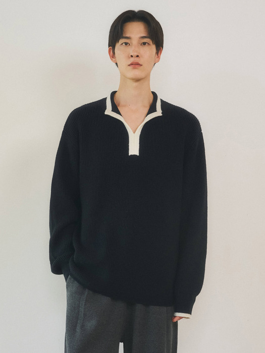 Always Hachi Line Wool Knit 2color