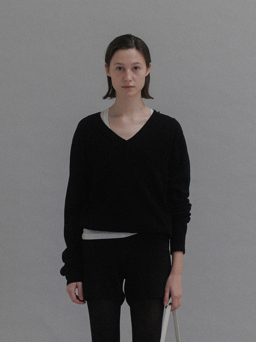 Hany cashmere knit (Black)