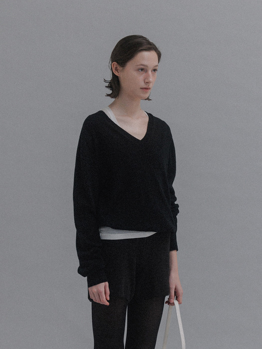 Hany cashmere knit (Black)