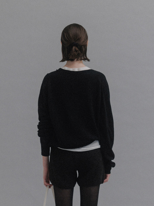 Hany cashmere knit (Black)