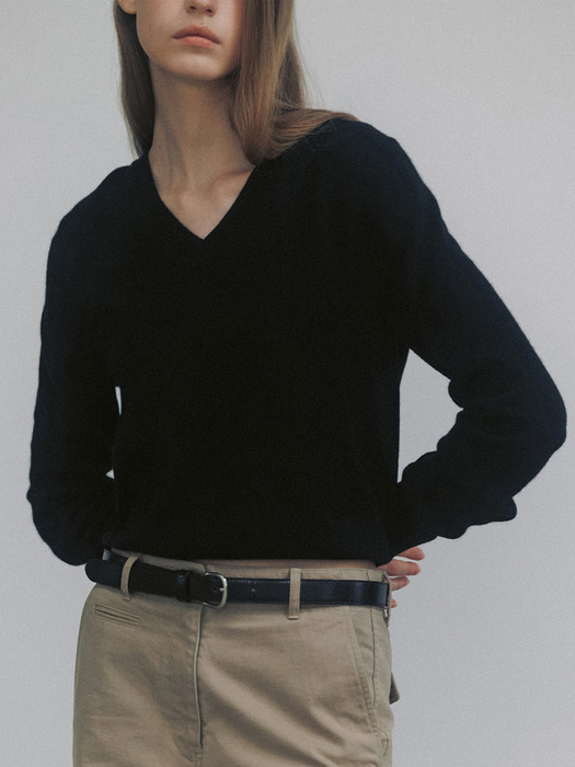 Hany cashmere knit (Black)