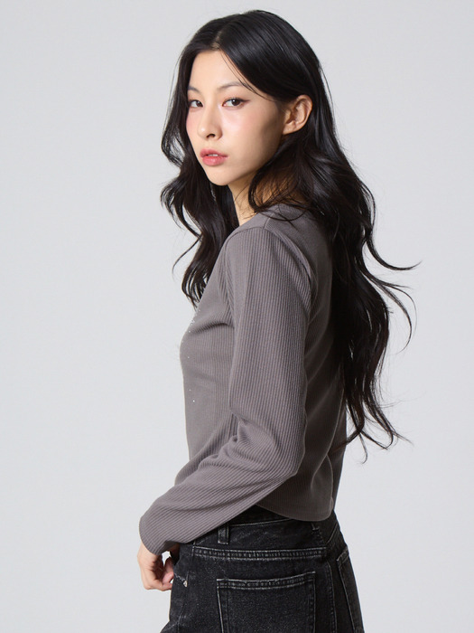 골지 탑 그레이_Corrugated Top Gray