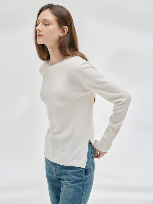 24FN basic crew neck knit pullover [3colors]