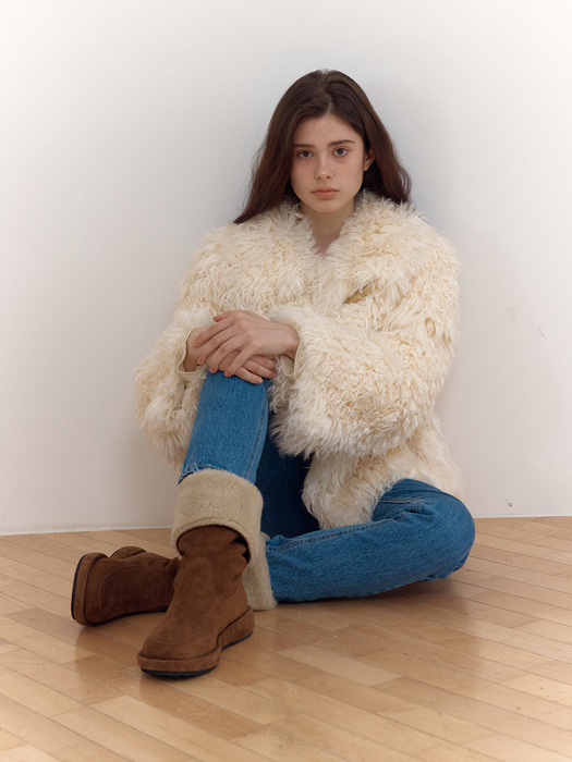 [단독] denique shearling half boots_3 color