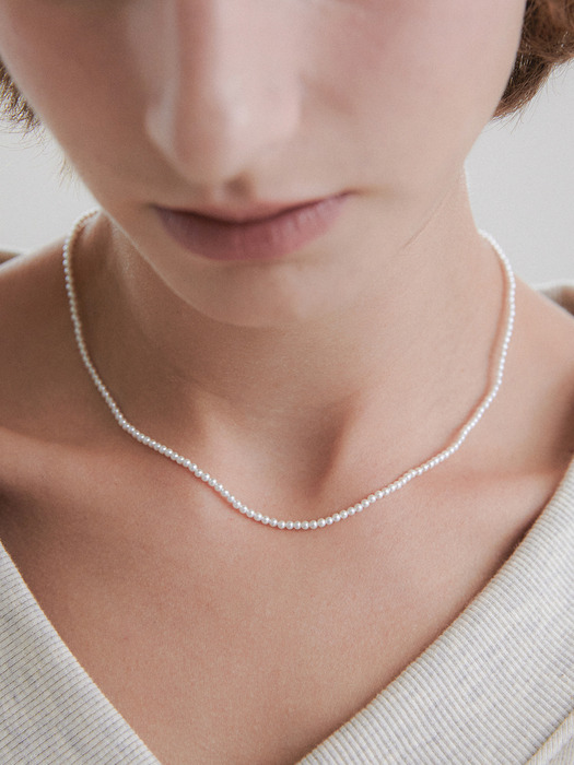 Dew pearl necklace