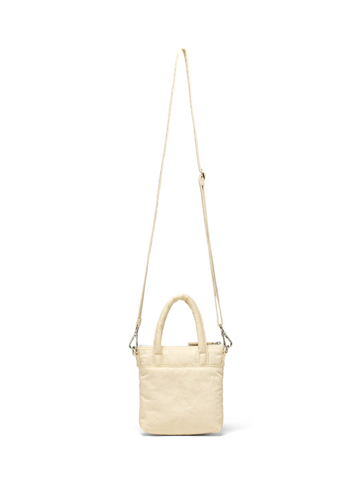 PADDED CARGO TWO WAY MINI BAG IN CREAM