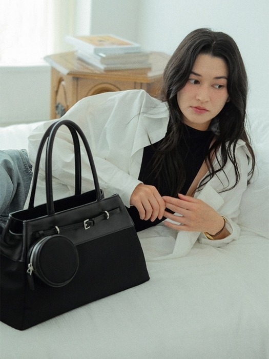 [단독]Harper Belt Bag_Black Mix