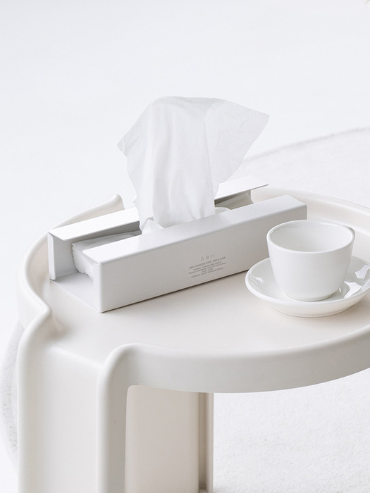 GBH HOME STAINLESS STEEL TISSUE CASE IVORY