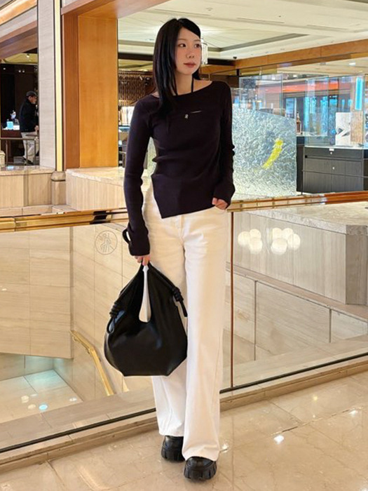 [단독]Arco Hobo Bag Blackcurrant 아르코 호보백 블랙커런트