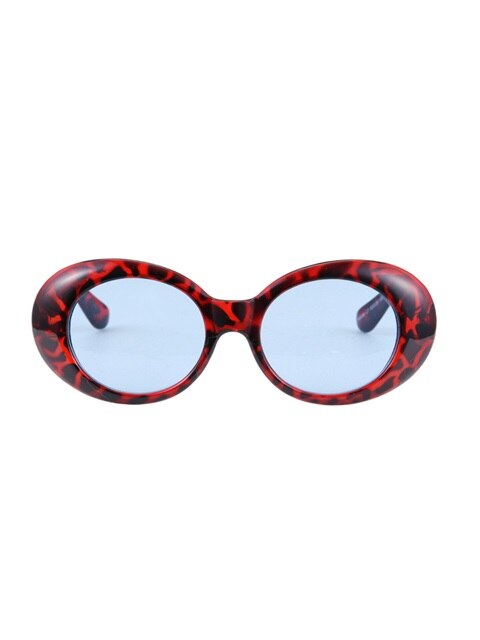 Roswell Original Glossy Red Leopard / Blue Tint Lens