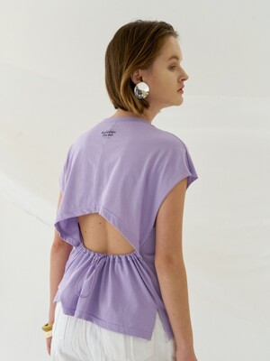 SOFT STRING T-SHIRTS_PURPLE