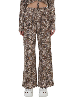 Flower Leopard Wide Pants