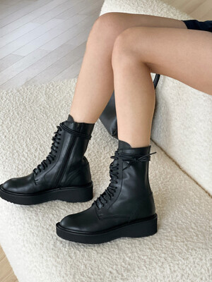 IS_221382 lace-up platform Boots