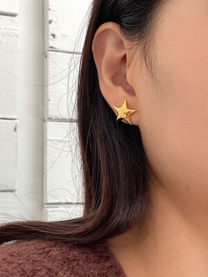 [silver925] volume star earring (2color)