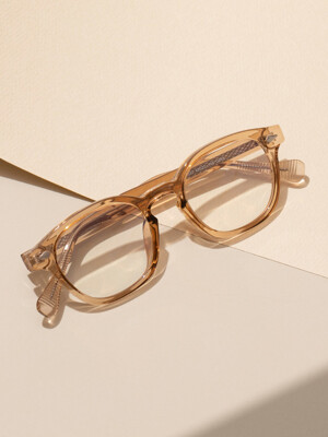 RECLOW TR B082 CRYSTAL BROWN GLASS 안경