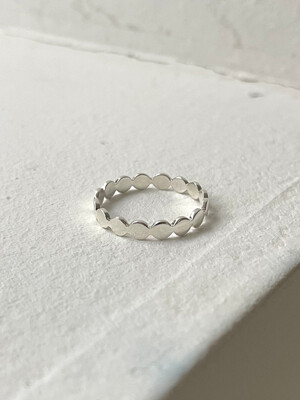 [silver925] dot lace ring (2color)