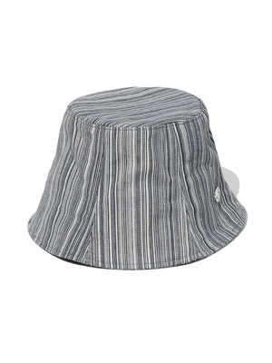 Stripe Bucket Hat [BLUE]