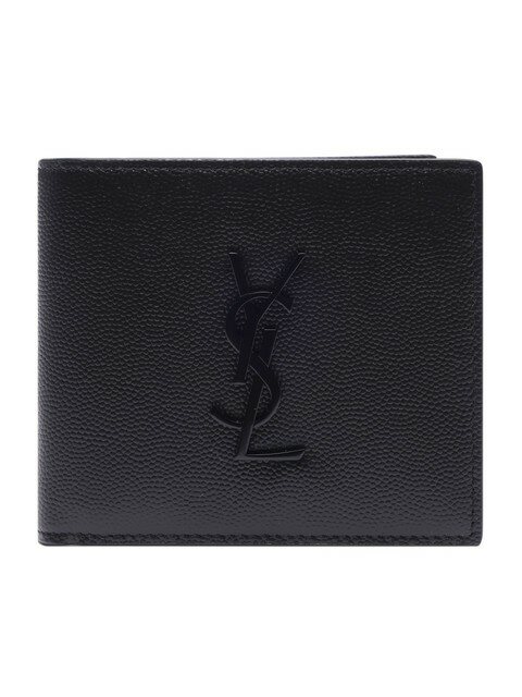 럭셔리백 - 생 로랑 (Saint Laurent) - 22FW 남성 모노그램 블랙로고 반지갑 (453276_BTY0U_1000_22F)