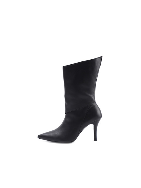 부츠 - 오바이혜연킴 (OBYHYEYEONKIM) - CHAIN WING BOOT_BLACK