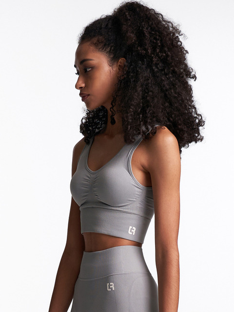 언더웨어 - 락케이크 (ROCKCAKE) - Everyday Abigail Crop Top - Charcoal