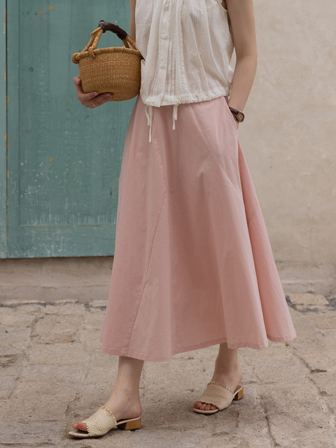 스커트 - 르니나 (LENINA) - NEITH daily a-line skirt_2colors