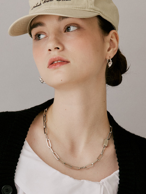 ■VINTAGE HOLLYWOOD■ Basic Ball Chain Necklace VH2411NE074M Monet Matt Gold Ball Chain Vintage Necklace - 24 Wishes