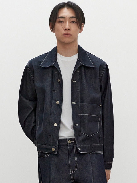 데님,아우터 - 데케트 (DECET) - Dawn Denim Jacket DCJK001CPIndigo