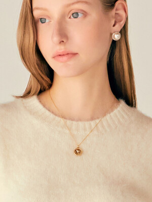 LUCILLE Cameo coin necklace (Gold)
