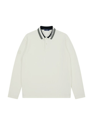 RUBBER PATCH POLO T-SHIRT - IVORY (MEN)