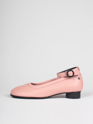 Uhjeo strap flatshoes_skin pink