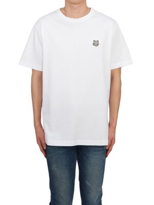 MAISON KITSUNE 메종키츠네 볼드 폭스헤드 남성 반팔티셔츠 MM00108KJ0118 P100