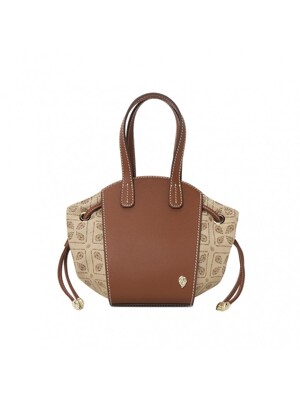 헬렌카민스키 여성 토트백 BAG51682 JACQUARD LATTE CUOIO