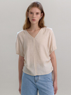claire string blouse_beige
