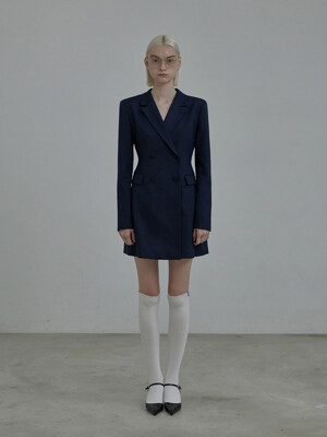 Jenn suit jacket dress - Navy