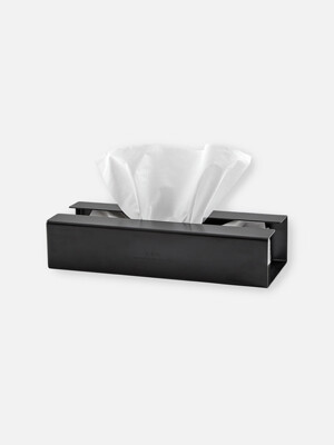 GBH HOME STAINLESS STEEL TISSUE CASE BLACK