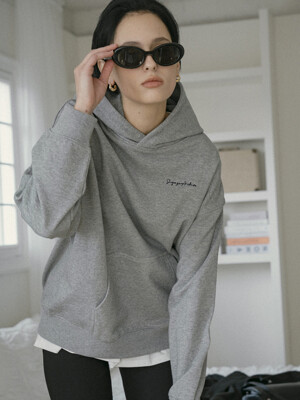 SITP5177 아카이브 후드 티셔츠_Melange gray