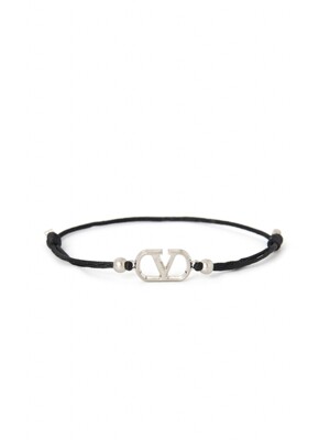 VALENTINO 발렌티노 V로고 시그니처 남성 팔찌 J0S67ZWK 0NO