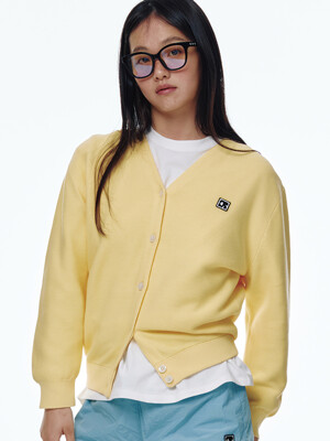 CENTAUR BASIC KNIT CARDIGAN_YELLOW
