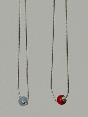 [sv925]Timeless One Necklace[진주/블루/산호]