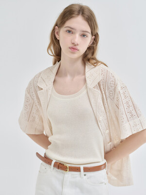 25N summer vintage lace jacket [IV]