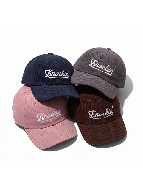 오가프 [단독]Corduroy Knockin Logo B.B Cap_4colors