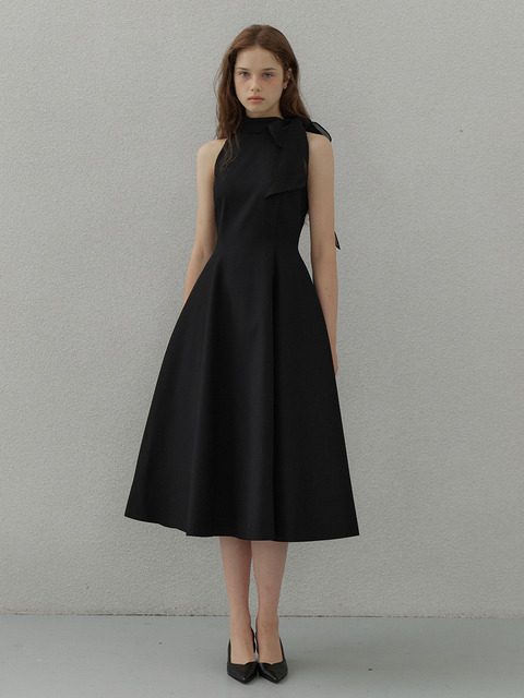 플로움 Audrey Scarf Halter Dress_2Color