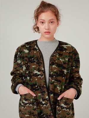 MIF CAMO CARDIGAN