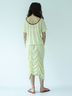 Summer flow skirt_lemon