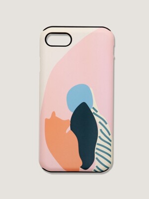 Dog on the couch phone case