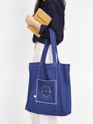 Square Pocket Bag Denim